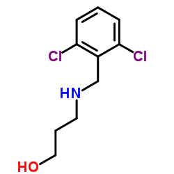 3-[(2,6-Dichlorobenzyl)amino]-1-propanol Structure
