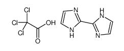 2-(1H-imidazol-2-yl)-1H-imidazole,2,2,2-trichloroacetic acid结构式