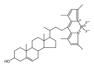 23-(dipyrrometheneboron difluoride)-24-norcholesterol structure