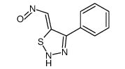5-(nitrosomethylidene)-4-phenyl-2H-thiadiazole Structure