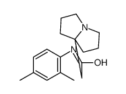 N-(2,4-dimethylphenyl)-2-(1,2,3,5,6,7-hexahydropyrrolizin-8-yl)acetamide结构式