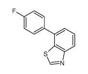 7-(4-fluoro-phenyl)-benzothiazole结构式
