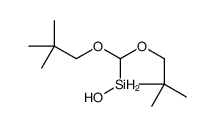 bis(2,2-dimethylpropoxy)methyl-hydroxysilane Structure