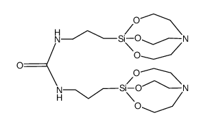 N,N'-Bis(3-silatranylpropyl)harnstoff结构式