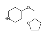 4-(tetrahydrofuran-2-ylmethoxy)piperidine Structure