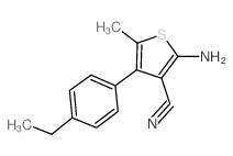 2-Amino-4-(4-ethylphenyl)-5-methylthiophene-3-carbonitrile picture