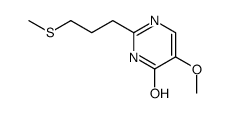 5-methoxy-2-(3-methylsulfanylpropyl)-1H-pyrimidin-6-one Structure