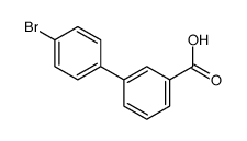4′-溴联苯-3-羧酸结构式