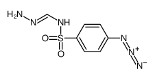 N-amino-N'-(4-azidophenyl)sulfonylmethanimidamide Structure