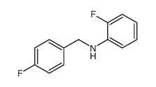 2-Fluoro-N-(4-fluorobenzyl)aniline structure