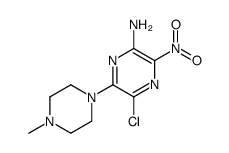 5-chloro-6-(4-methylpiperazin-1-yl)-3-nitropyrazin-2-amine Structure