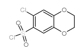7-氯-2,3-二氢-苯并[1,4]二噁英e6-磺酰氯结构式