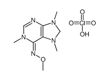 N-methoxy-1,7,9-trimethyl-1,8-dihydropurin-1-ium-6-imine,perchlorate Structure