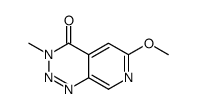 6-methoxy-3-methylpyrido[3,4-d]triazin-4-one结构式