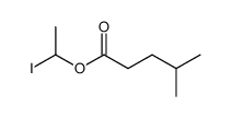 1-iodoethyl 4-methylpentanoate Structure