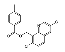(3,7-dichloroquinolin-8-yl)methyl 4-methylbenzoate结构式