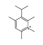1,2,4,6-tetramethyl-3-propan-2-ylpyridin-1-ium结构式