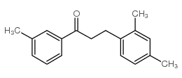 3-(2,4-DIMETHYLPHENYL)-3'-METHYLPROPIOPHENONE structure
