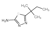 5-(1,1-二甲基丙基)-1,3,4-噻二唑-2-胺结构式