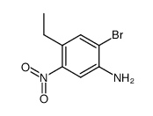 4-ethyl-2-bromo-5-nitro-aniline Structure