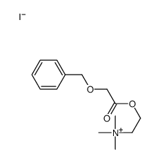 trimethyl-[2-(2-phenylmethoxyacetyl)oxyethyl]azanium,iodide Structure