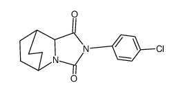 2-(4-chloro-phenyl)-tetrahydro-5,8-ethano-imidazo[1,5-a]pyridine-1,3-dione Structure