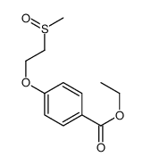 ethyl 4-(2-methylsulfinylethoxy)benzoate结构式