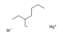 magnesium,3-methanidylheptane,bromide structure