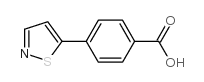 4-(1,2-thiazol-5-yl)benzoic acid Structure