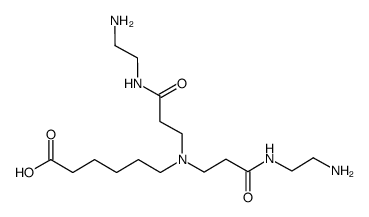 6-{bis-[2-(2-aminoethyl-carbamoyl)-ethyl]-amino}-hexanoic acid结构式