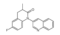 6-fluoro-3-methyl-1-quinolin-3-yl-3,4-dihydroquinolin-2-one Structure