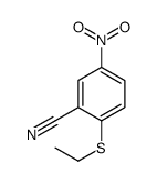 2-ethylsulfanyl-5-nitrobenzonitrile结构式