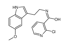 2-chloro-N-[2-(5-methoxy-1H-indol-3-yl)ethyl]pyridine-3-carboxamide Structure