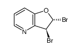 trans-2,3-dibromo-2,3-dihydrofuro(3,2-b)pyridine Structure