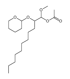 1-methoxy-2-((tetrahydro-2H-pyran-2-yl)oxy)undecyl acetate Structure