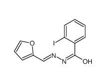N-[(E)-furan-2-ylmethylideneamino]-2-iodobenzamide Structure