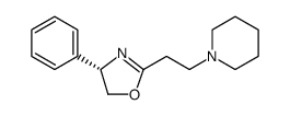 Piperidine, 1-[2-[(4S)-4,5-dihydro-4-phenyl-2-oxazolyl]ethyl] Structure