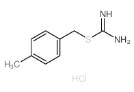 Carbamimidothioic acid,(4-methylphenyl)methyl ester, hydrochloride (1:1)结构式