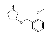 Pyrrolidine, 3-[(2-methoxyphenyl)methoxy] Structure