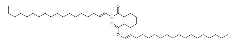 bis(octadec-1-enyl) cyclohexane-1,2-dicarboxylate结构式