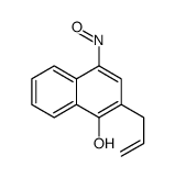 4-nitroso-2-prop-2-enylnaphthalen-1-ol结构式