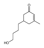 5-(4-hydroxy-butyl)-3-methyl-cyclohex-2-enone Structure