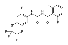 2,6-difluoro-N-[[2-fluoro-4-(1,1,2,2-tetrafluoroethylsulfanyl)phenyl]carbamoyl]benzamide Structure