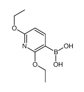 2,6-Diethoxypyridine-3-boronic acid structure