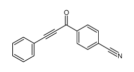 4-(3-phenylprop-2-ynoyl)benzonitrile Structure