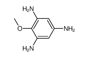 1,3,5-Benzenetriamine,2-methoxy- structure