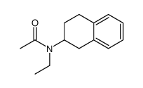 N-ethyl-N-(1,2,3,4-tetrahydronaphthalen-2-yl)acetamide结构式