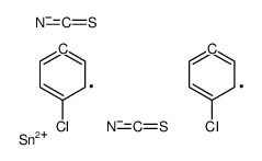 bis(4-chlorophenyl)-diisothiocyanatostannane结构式