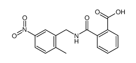 N-(2-methyl-5-nitro-benzyl)-phthalamic acid结构式