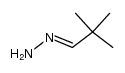 2,2-dimethyl-propionaldehyde hydrazone结构式